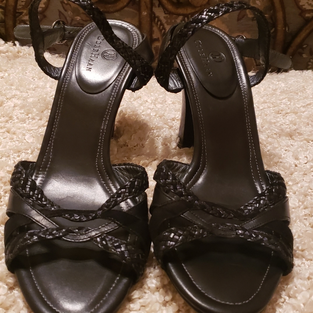 Cole Haan Black Sandals
